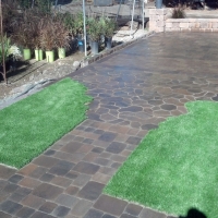 Artificial Turf Bostic North Carolina Lawn Back Yard