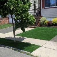 Artificial Turf Faith North Carolina Landscape Front Yard