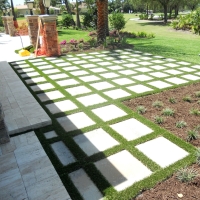 Fake Turf Millingport North Carolina Landscape Pavers Back