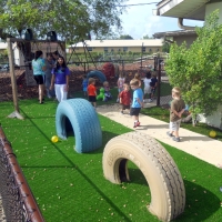 Fake Turf Troutman North Carolina School Commercial Landscape