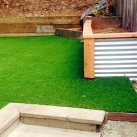 Synthetic Turf Misenheimer North Carolina Landscape Back