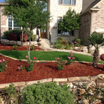 Artificial Turf Lowesville North Carolina Landscape Front