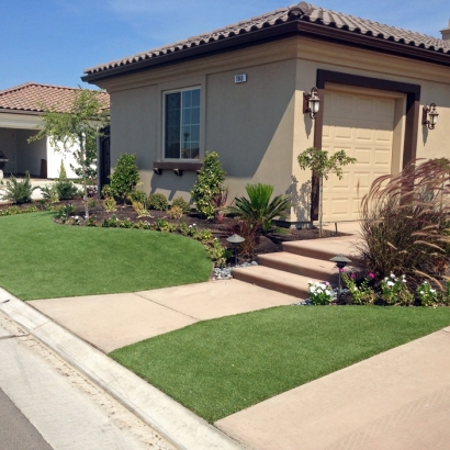 Fake Turf Waxhaw North Carolina Landscape Front Yard