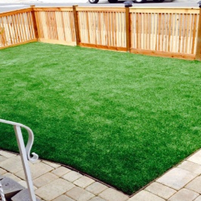 Synthetic Turf Light Oak North Carolina Lawn Back Yard