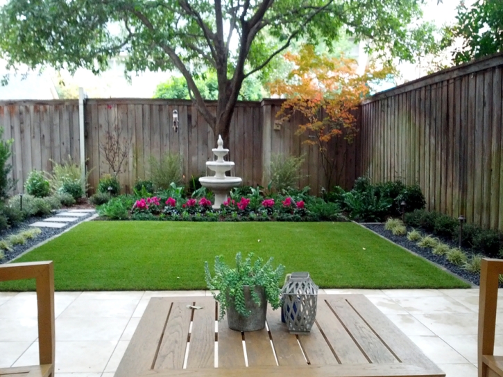 Artificial Grass Indian Trail North Carolina Landscape Back