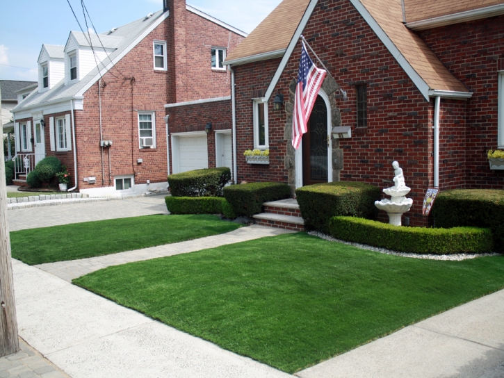 Artificial Grass Pumpkin Center North Carolina Lawn Front