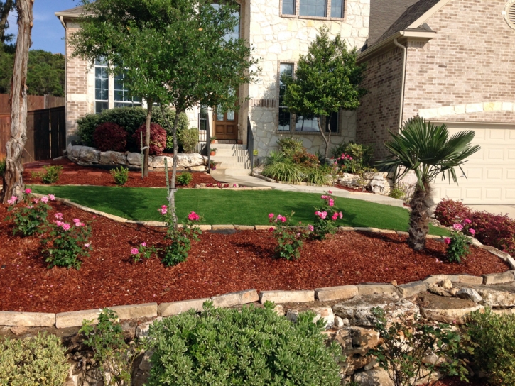 Artificial Turf Lowesville North Carolina Landscape Front