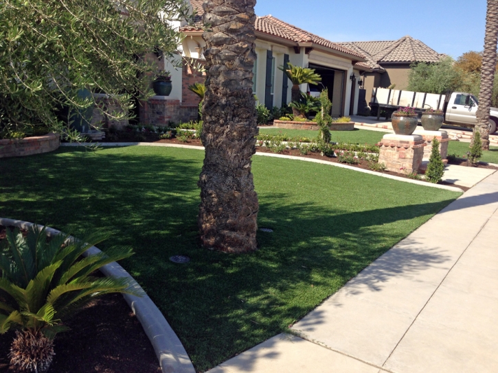 Fake Grass Davidson North Carolina Landscape Front Yard