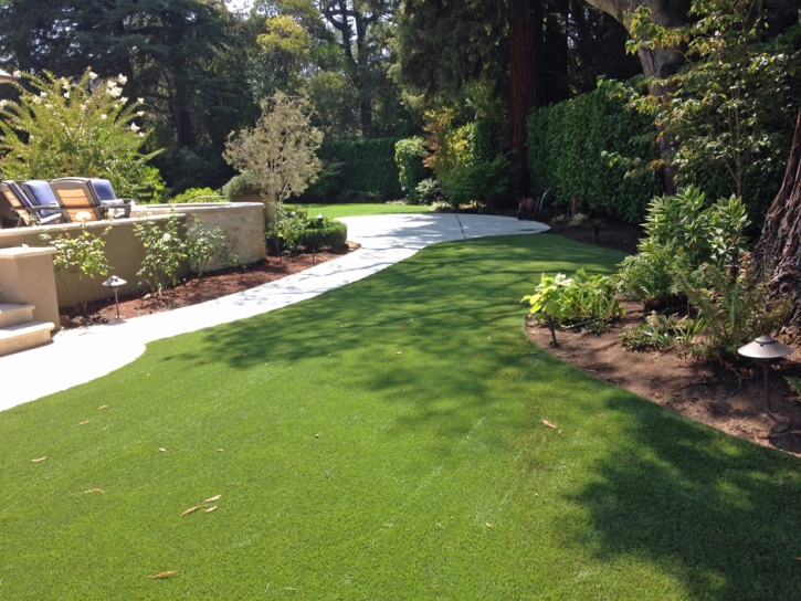 Fake Grass Denver North Carolina Landscape Back Yard