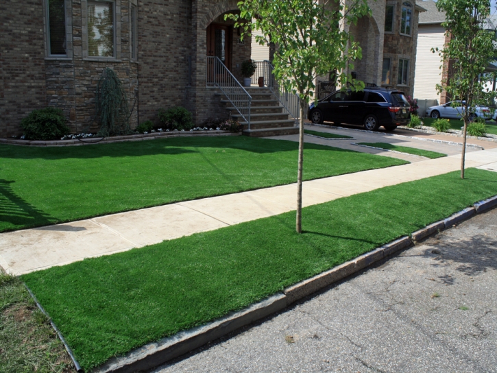 Fake Grass Wingate North Carolina Landscape Front Yard