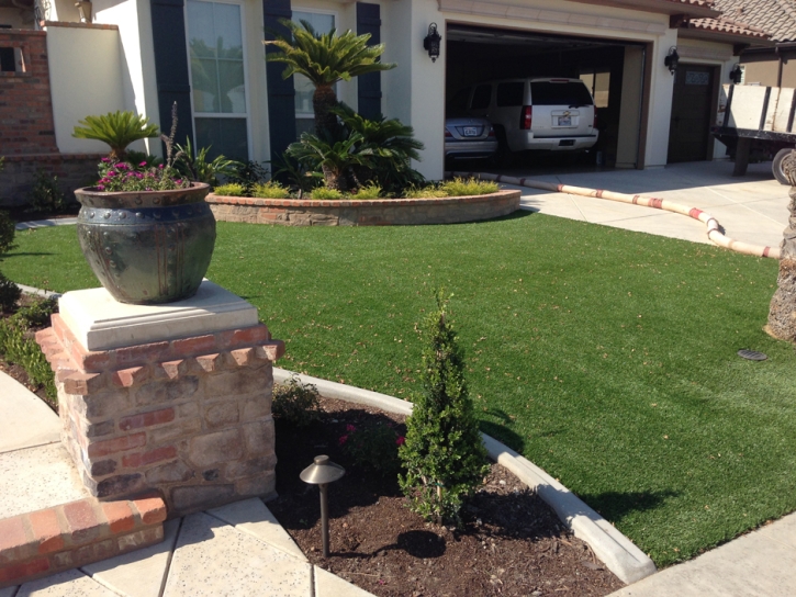 Fake Turf Ansonville North Carolina Lawn Front Yard