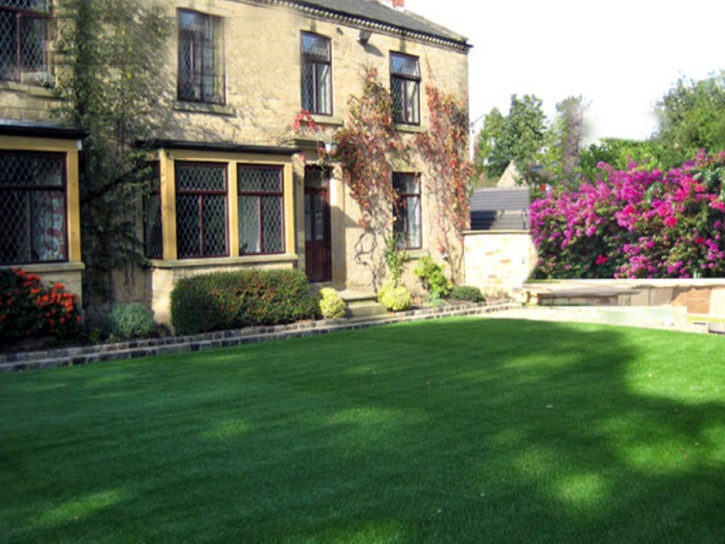 Fake Turf Granite Falls North Carolina Lawn Front Yard