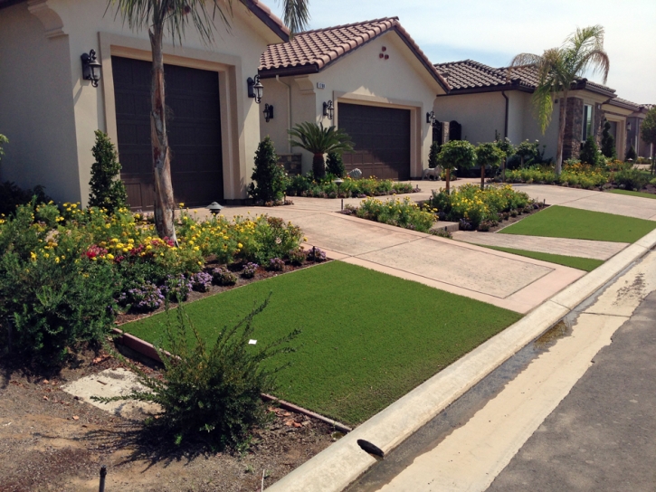 Fake Turf Newport South Carolina Landscape Front Yard