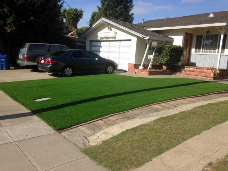 Fake Turf Saint Stephens North Carolina Landscape Front