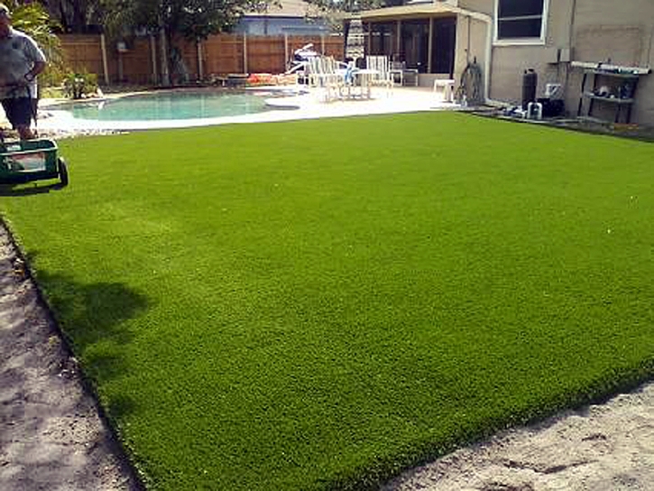 Fake Turf Star North Carolina Lawn Fountans Back Yard