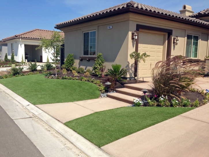 Fake Turf Waxhaw North Carolina Landscape Front Yard