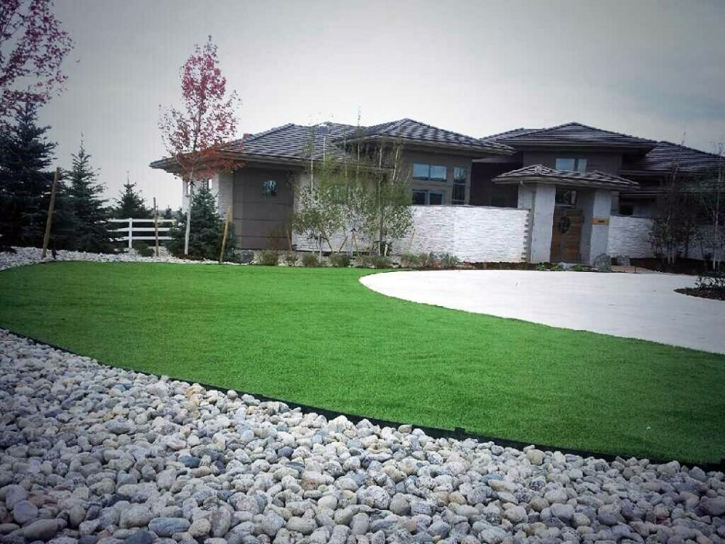 Fake Turf Welcome North Carolina Lawn Front Yard