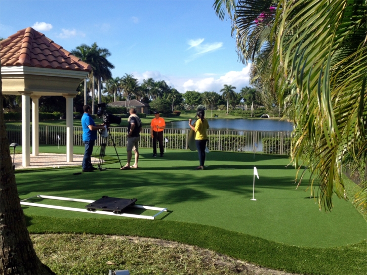 Golf Putting Greens Cramerton North Carolina Fake Turf Back