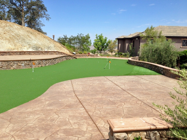 Putting Greens Badin North Carolina Fake Turf Back Yard