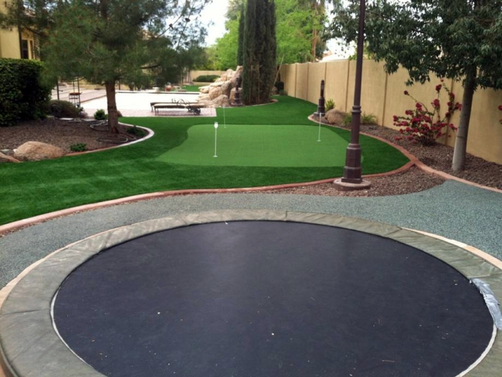 Putting Greens Red Cross North Carolina Artificial Turf Back