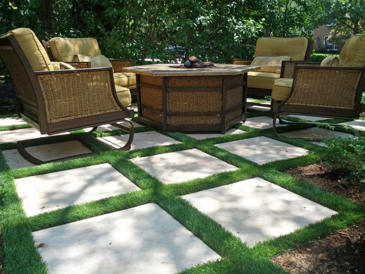 Synthetic Grass Catawba South Carolina Lawn Pavers Back