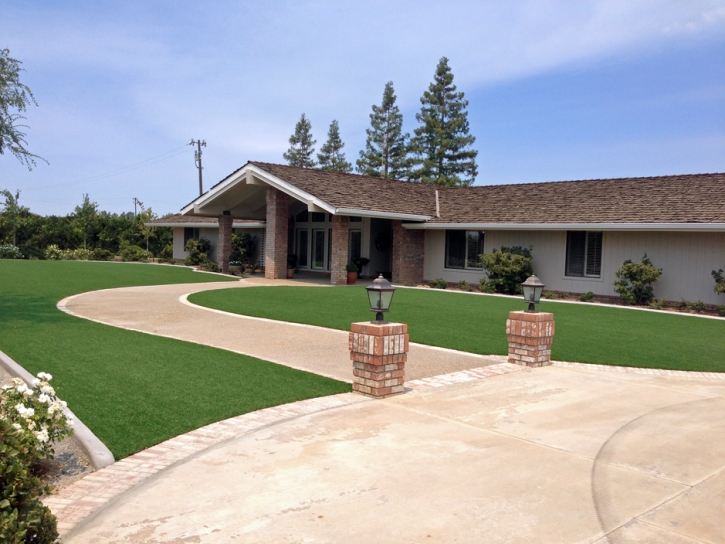 Synthetic Grass Midway North Carolina Lawn Front Yard