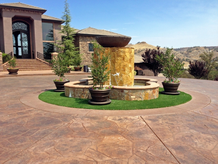 Synthetic Grass Mountain View North Carolina Landscape Front