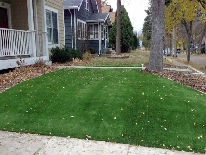 Synthetic Turf Jaars North Carolina Landscape Front Yard